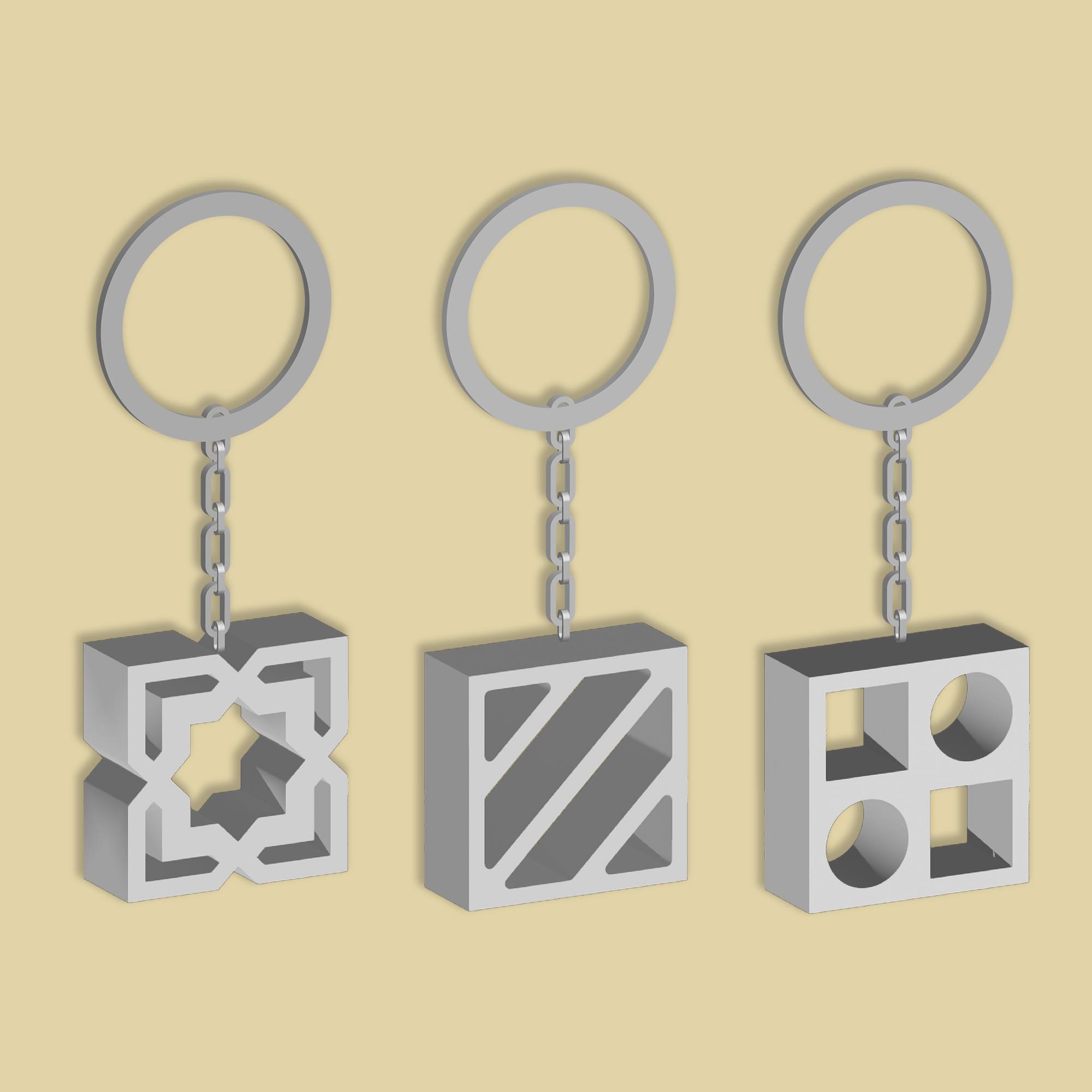 Key Chinans Breeze Block Key Chains – SWALIF Collective